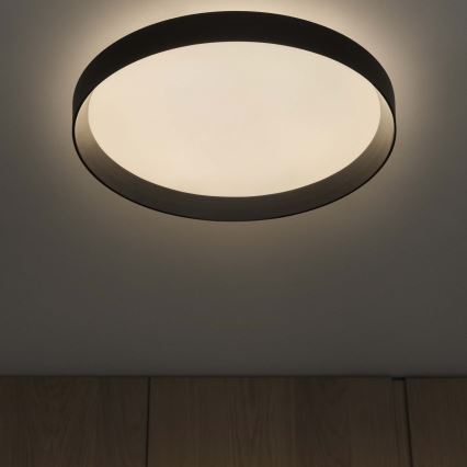 Ideal Lux - Plafoniera LED FLY LED/53W/230V 2700K diametro 60 cm CRI 90 IP40 nero