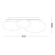 Ideal Lux - Plafoniera LED NINFEA 3xLED/9W/230V bianco