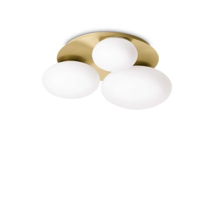 Ideal Lux - Plafoniera LED NINFEA 3xLED/9W/230V oro