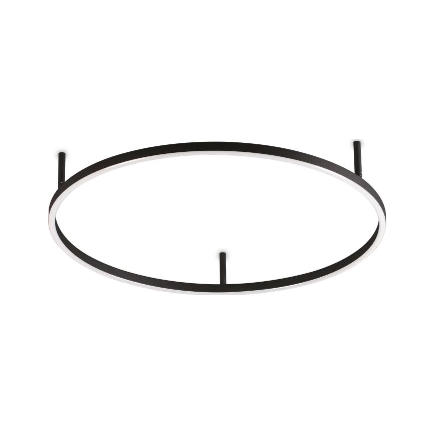 Ideal Lux - Plafoniera LED ORACLE SLIM LED/37W/230V 2700K CRI 90 Ø 70 cm nero