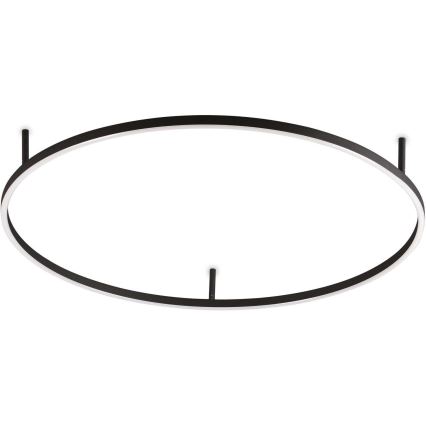 Ideal Lux - Plafoniera LED ORACLE SLIM LED/53W/230V 3000K CRI 90 Ø 90 cm nero