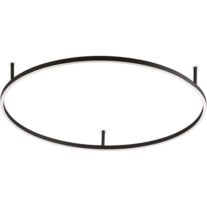 Ideal Lux - Plafoniera LED ORACLE SLIM LED/53W/230V 3000K CRI 90 Ø 90 cm nero