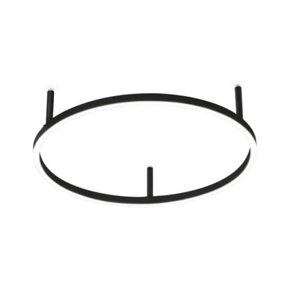 Ideal Lux - Plafoniera LED ORACLE SLIM LED/29W/230V 3000K CRI 90 Ø 50 cm nera