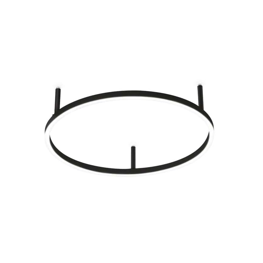 Ideal Lux - Plafoniera LED ORACLE SLIM LED/29W/230V 3000K CRI 90 Ø 50 cm nera