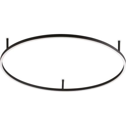 Ideal Lux - Plafoniera LED ORACLE SLIM LED/53W/230V 4000K CRI 90 Ø 90 cm nero