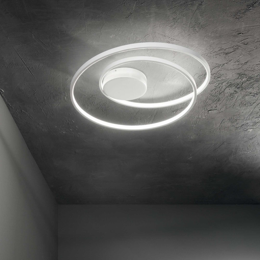 Ideal Lux - Plafoniera LED OZ LED/47W/230V diametro 60 cm CRI 90 bianco