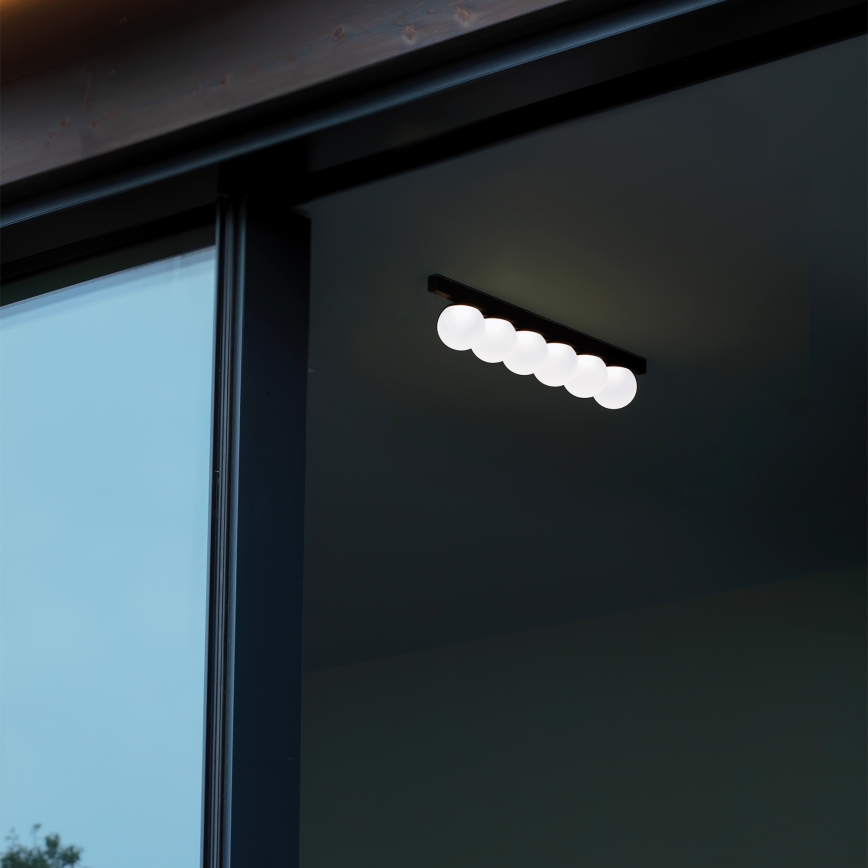 Ideal Lux - Plafoniera LED PING PONG 6xLED/3W/230V CRI 90 nero