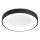 Ideal Lux - Plafoniera LED PLANET LED/20W/230V CRI 90 Ø 40 cm nera