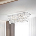 Ideal Lux - Plafoniera MARTINEZ 8xE14/40W/230V cromo lucido