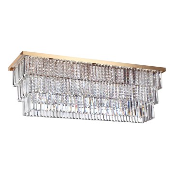 Ideal Lux - Plafoniera MARTINEZ 8xE14/40W/230V dorata