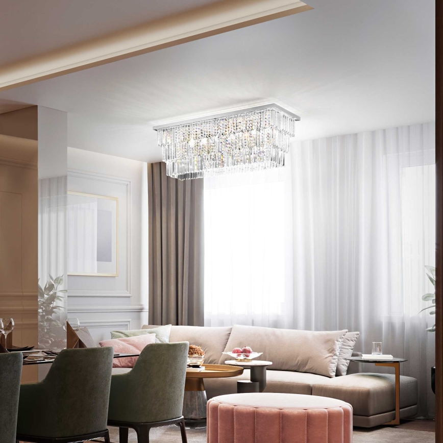 Ideal Lux - Plafoniera MARTINEZ 8xE14/40W/230V