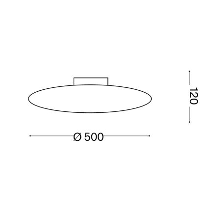 Ideal Lux - Plafoniera SMARTIES 3xE27/42W/230V Ø 50 cm bianca
