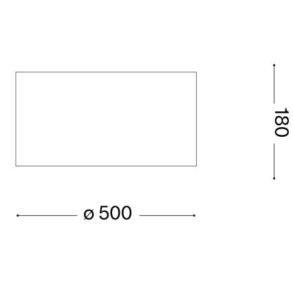 Ideal Lux - Plafoniera WOODY 4xE27/60W/230V diametro 50 cm beige