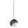 Ideal Lux - Sospensione a cavo BLOOM 1xE27/42W/230V Ø 17 cm nero