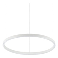 Ideal Lux - Sospensione LED dimmerabile su cavo ORACLE SLIM LED/28W/230V 3000K CRI 90 Ø 50 cm bianco