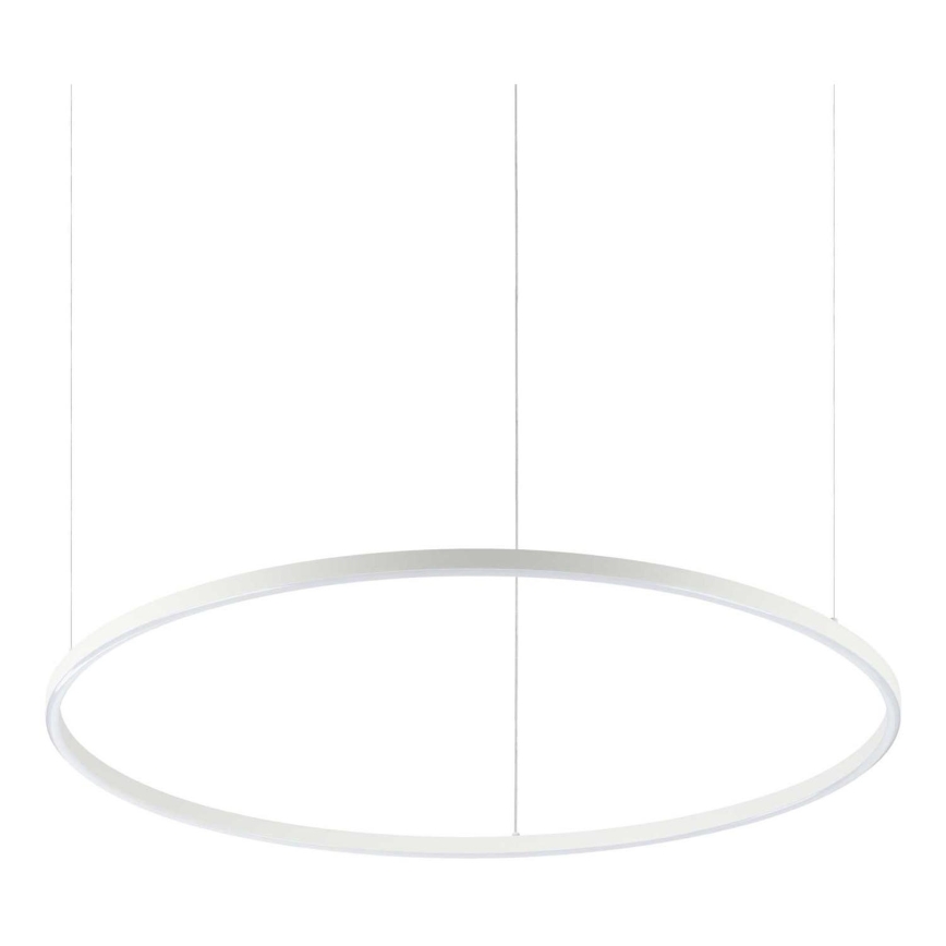 Ideal Lux - Lampadario LED sospeso su cavo ORACLE SLIM LED/53W/230V 4000K CRI 90 Ø 90 cm bianco