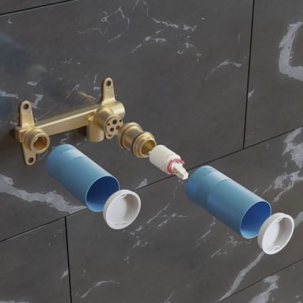 Ideal Standard A1313NU - Corpo di incasso per miscelatore da lavabo BUILT-IN, blu