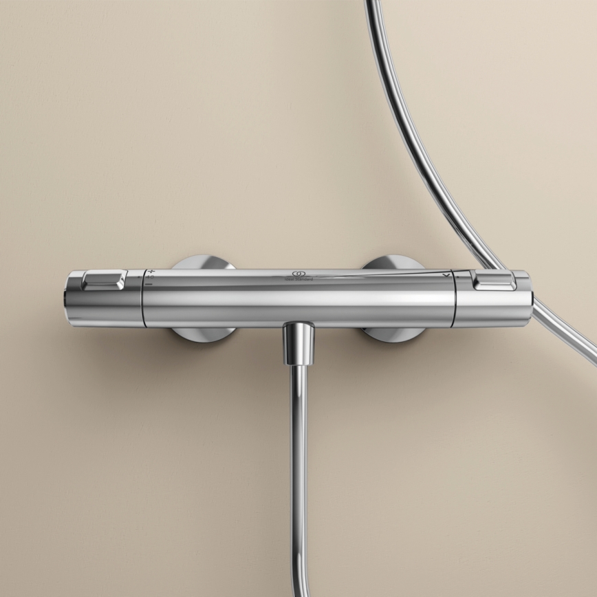 Ideal Standard A7201AA - Miscelatore termostatico per doccia CERATHERM T25, cromo lucido