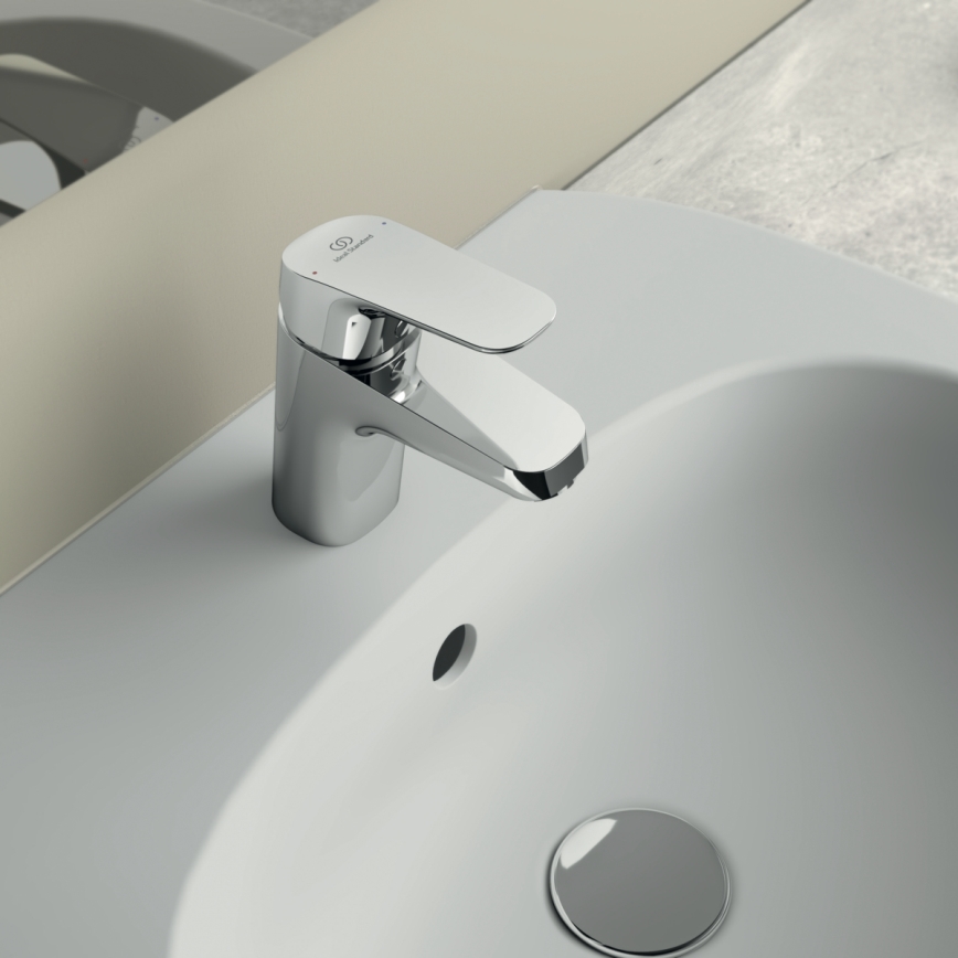 Ideal Standard B1710AA - Miscelatore per lavabo CERAFLEX 13,3 cm, finitura cromo lucido