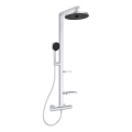 Ideal Standard BD583SI - Set doccia con miscelatore termostatico CERATHERM ALU+ finitura cromo opaco
