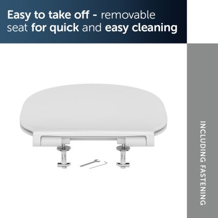 Ideal Standard E036601 - Sedile per WC SoftClose CONNECT AIR, bianco