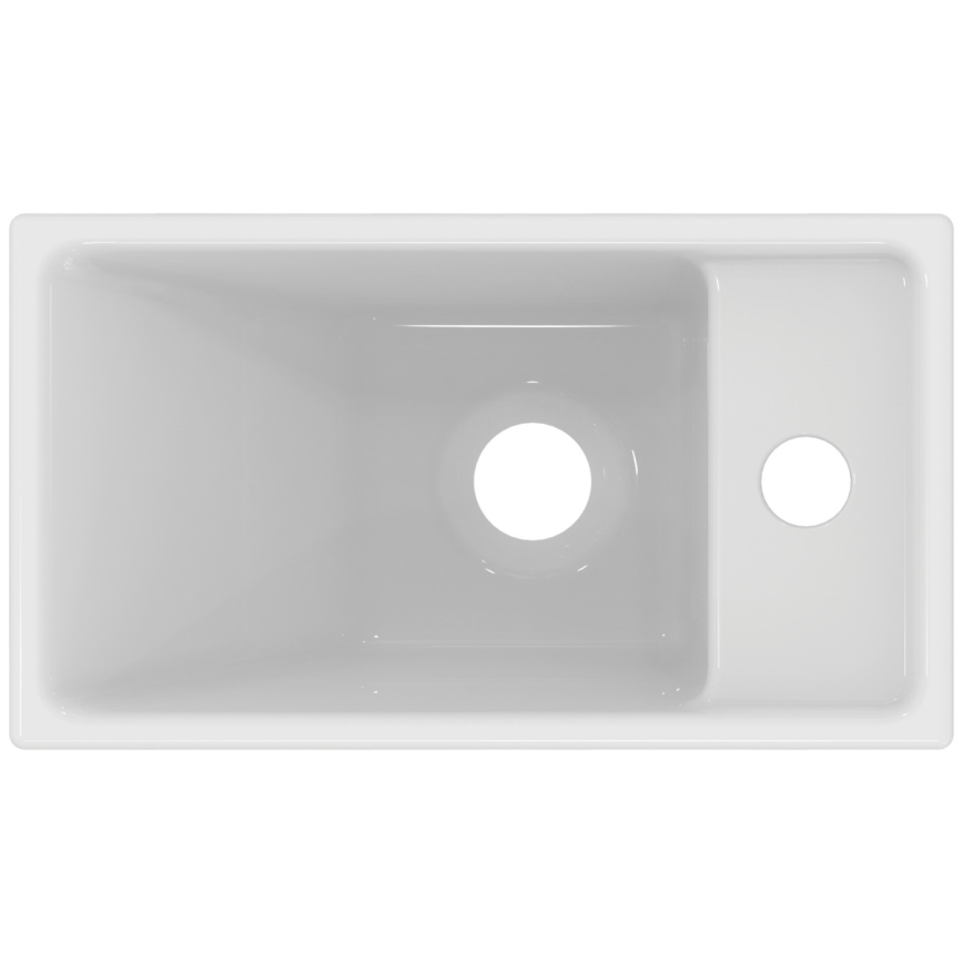 Ideal Standard E211201 - Lavabo sospeso I.LIFE S 37x21 cm ceramica/bianco