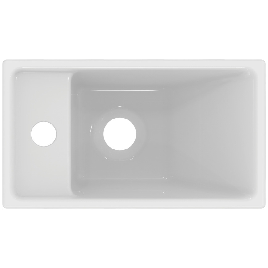 Ideal Standard E211301 - Lavabo sospeso I.LIFE S 37x21 cm ceramica/bianco