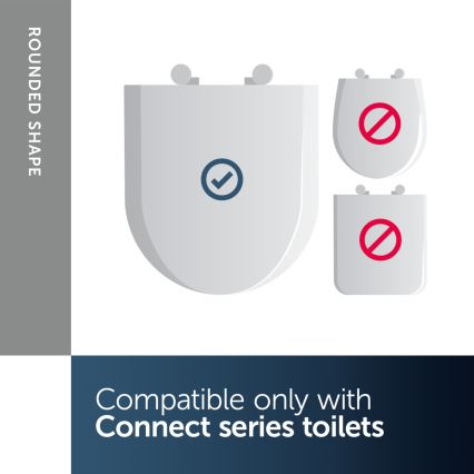 Ideal Standard E712701 - Sedile WC SoftClose CONNECT bianco