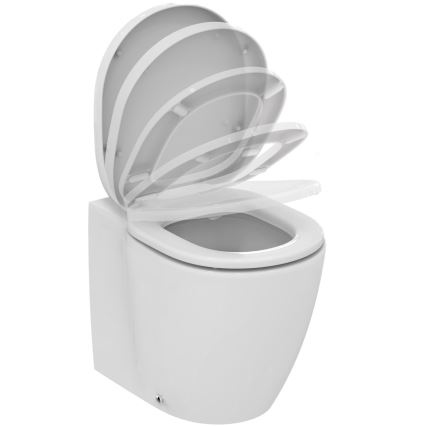 Ideal Standard E712801 - Sedile per WC CONNECT, bianco