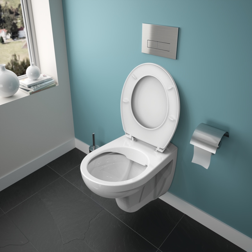 Ideal Standard K881001 - WC sospeso senza brida EUROVIT ceramica/bianco