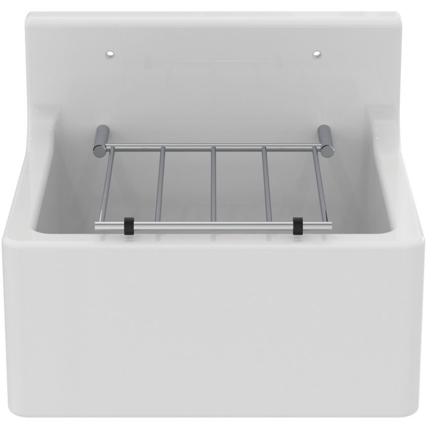 Ideal Standard S593901 - Lavabo sospeso con scarico a griglia DOURO 45,5x38 cm ceramica/bianco