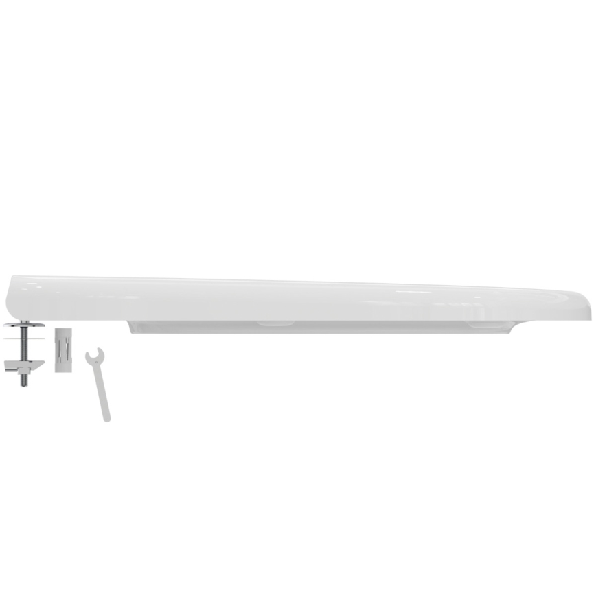 Ideal Standard T352901 - Sedile per WC TESI a chiusura rallentata, bianco