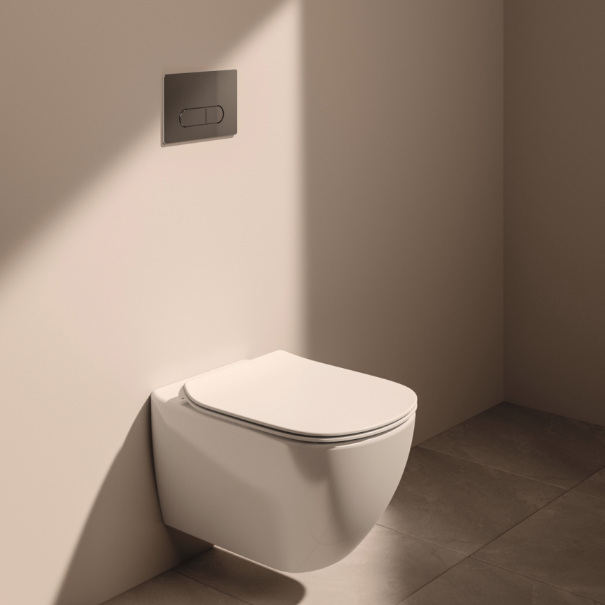 Ideal Standard T354601 - WC sospeso con sedile SoftClose TESI in ceramica/bianco