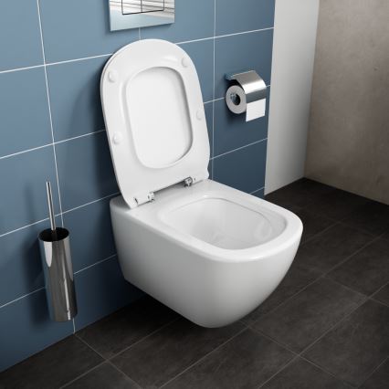 Ideal Standard T354601 - WC sospeso con sedile SoftClose TESI in ceramica/bianco