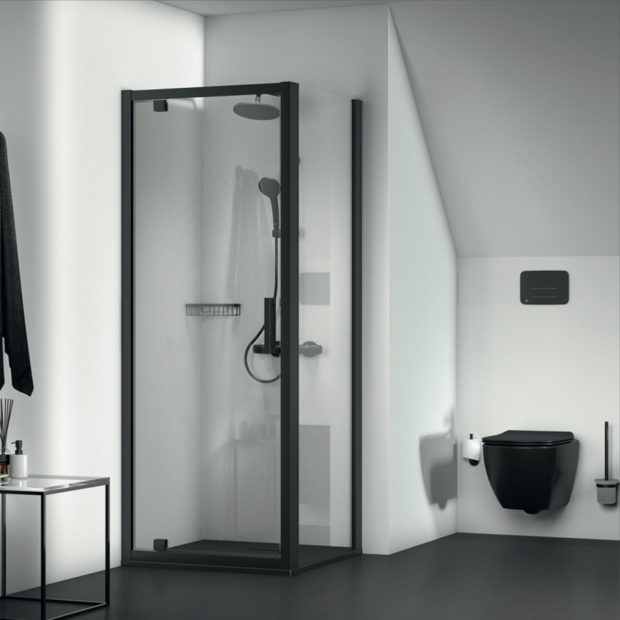 Ideal Standard T3546V3 - WC sospeso TESI in ceramica con sedile SoftClose, nero