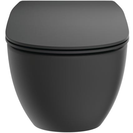 Ideal Standard T3546V3 - WC sospeso TESI in ceramica con sedile SoftClose, nero