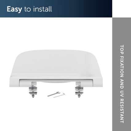 Ideal Standard T453001 - Sedile per WC I.LIFE A bianco