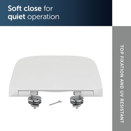 Ideal Standard T468301 - Sedile WC SoftClose I.LIFE B bianco