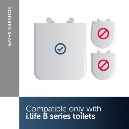 Ideal Standard T468301 - Sedile WC SoftClose I.LIFE B bianco