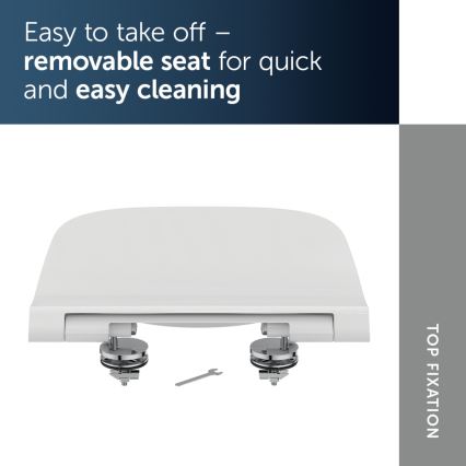 Ideal Standard T500301 - Sedile per WC SoftClose I.LIFE B bianco