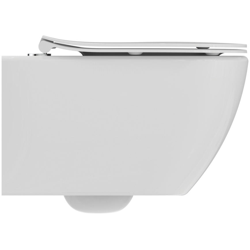 Ideal Standard T536001 - WC sospeso senza brida con sedile SoftClose TESI, in ceramica, bianco