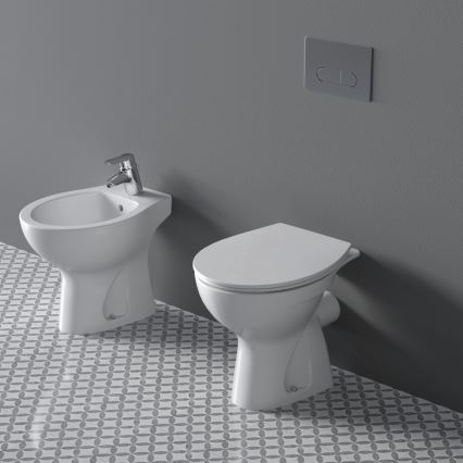 Ideal Standard W333101 - WC a pavimento EUROVIT in ceramica/bianco