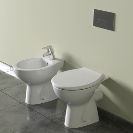 Ideal Standard W333101 - WC a pavimento EUROVIT in ceramica/bianco