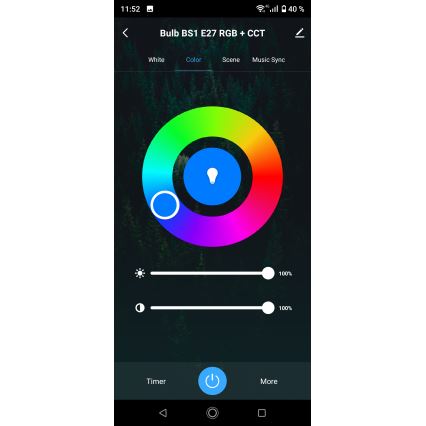 Plafoniera LED RGBW dimmerabile per bagno LED/24W/230V 3000-6500K Ø 33 cm IP54 bianca Wi-Fi