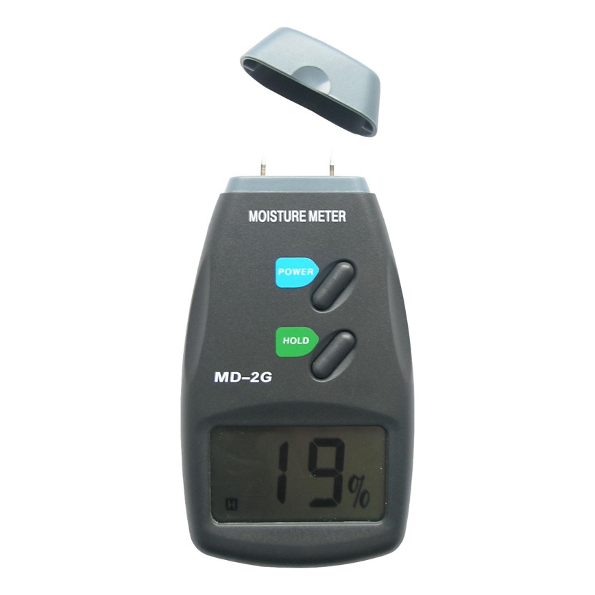 Igrometro per legno con display LCD 9V