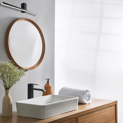 Illuminazione a LED per specchi da bagno ARTEMIS LED/13,8W/230V 4000K 60 cm IP44 nero