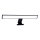 Illuminazione a LED per specchi da bagno ELBA LED/8W/230V 4000K 40 cm IP44 nero