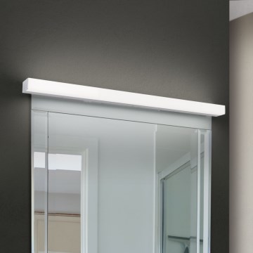 Illuminazione a LED per specchi da bagno HORIZON LED/18W/230V 3000/4000K 90 cm IP44 argento