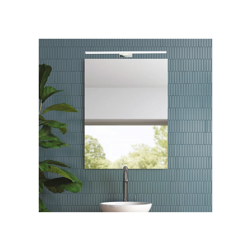 Illuminazione a LED per specchi da bagno LED/12W/230V 4000K 60 cm IP44 cromo lucido