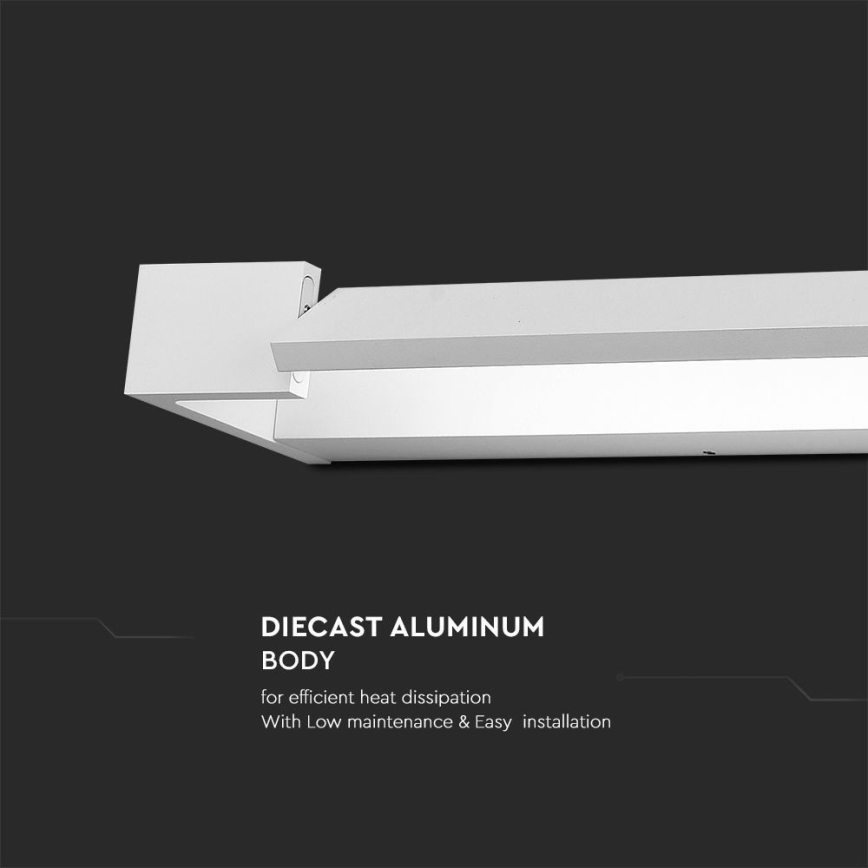 Illuminazione a LED per specchi da bagno LED/16W/230V 3000K IP44 60 cm bianco